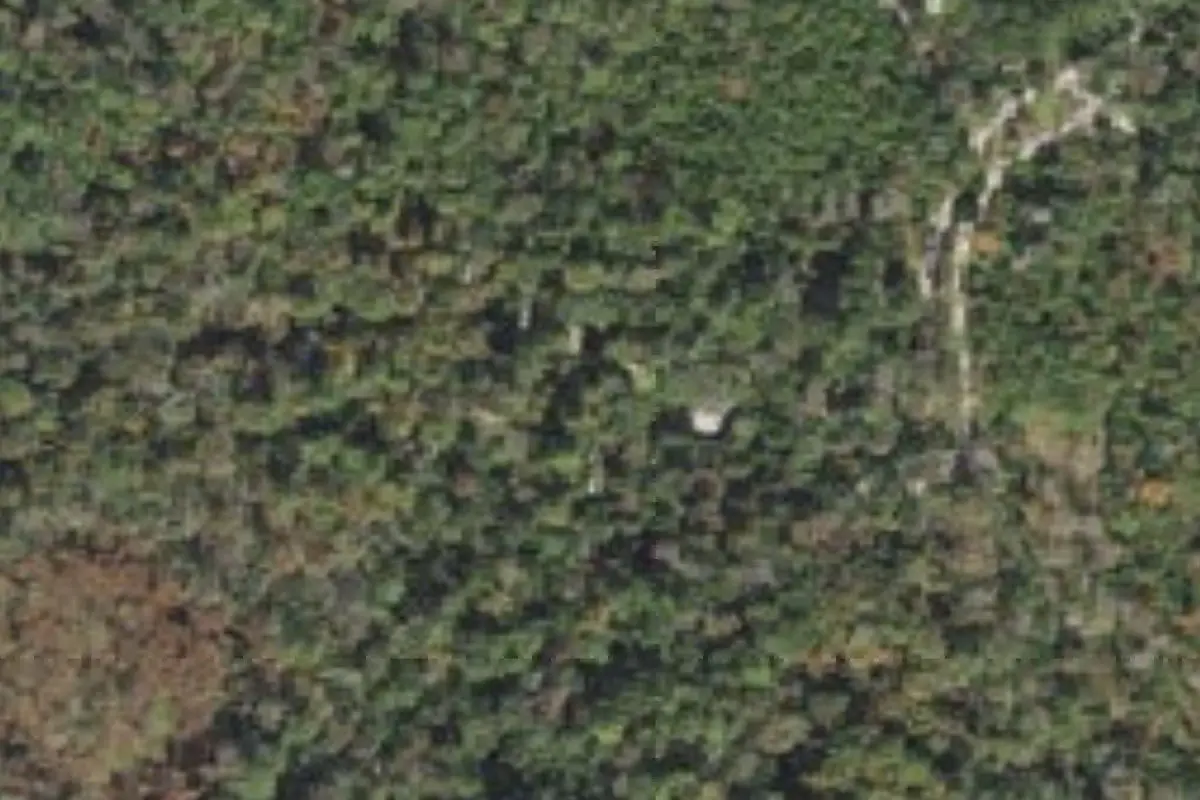Aerial view of O'Leno State Park