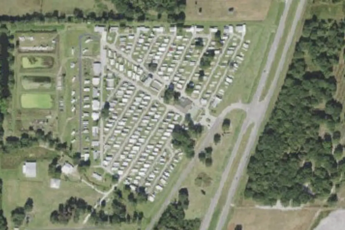 Aerial view of Craig's RV Park