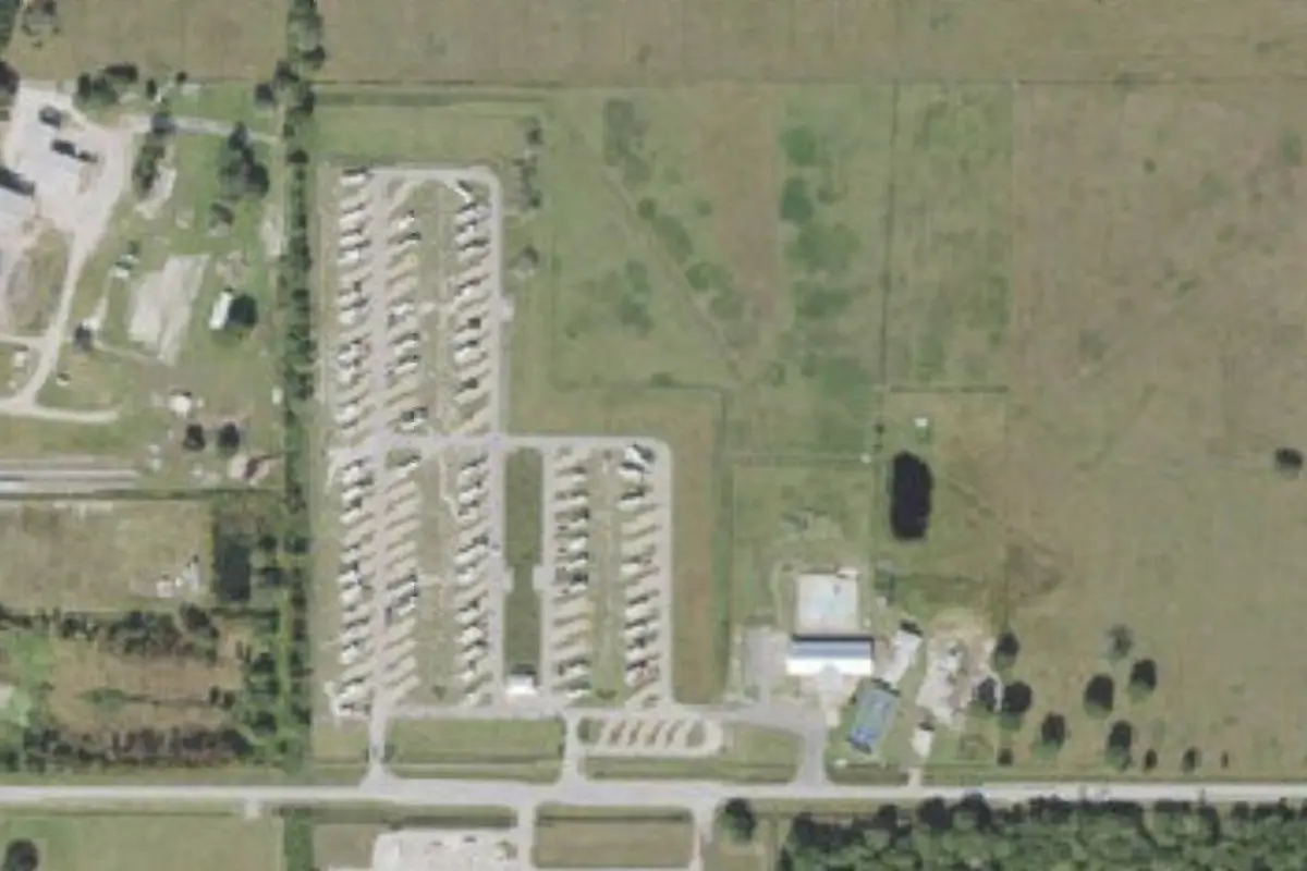 Aerial view of The Ranch at Arcadia Palms RV Resort