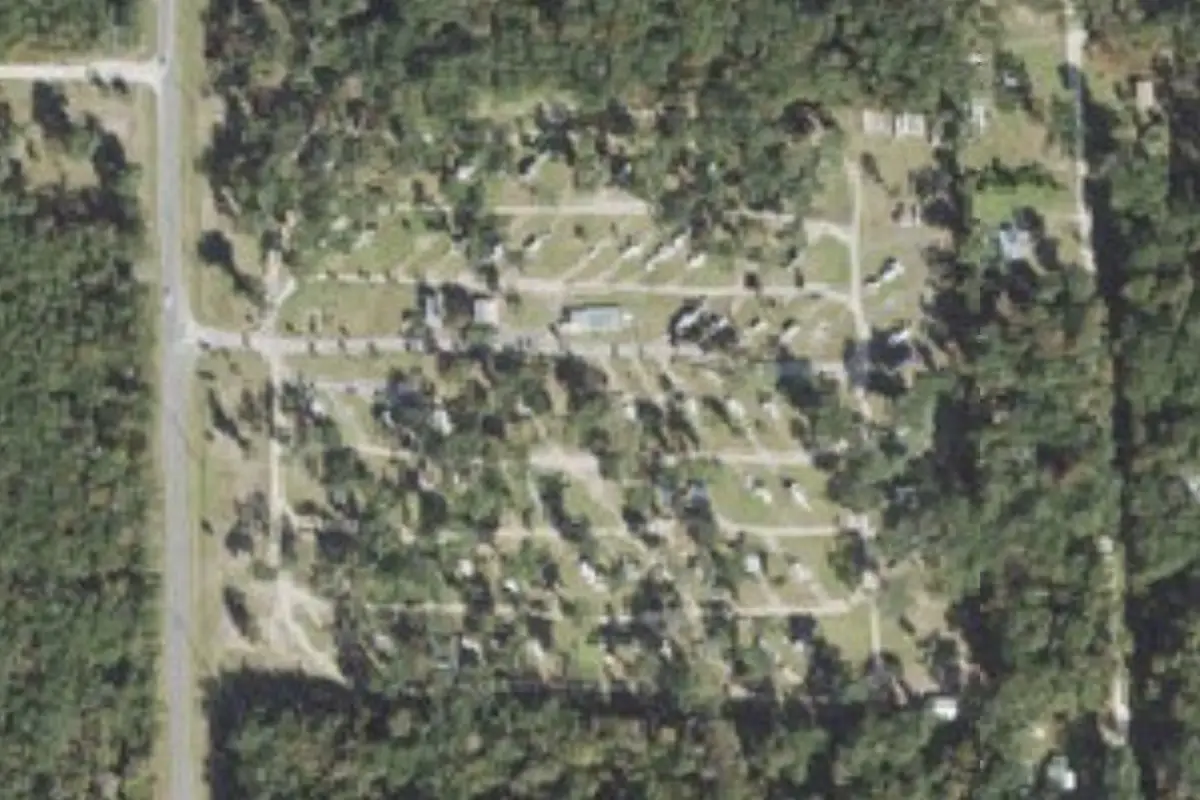 Aerial view of Lucky Charm RV Park