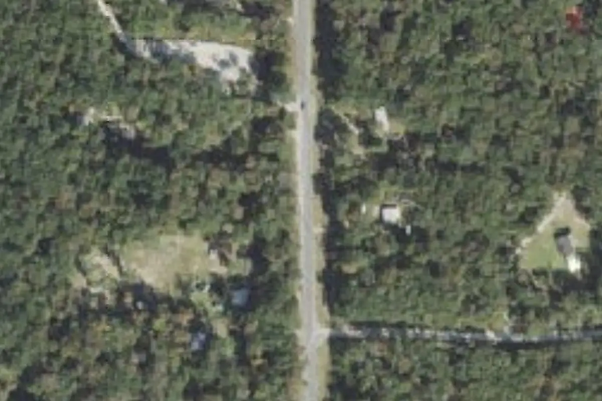 Aerial view of Old Town Campground