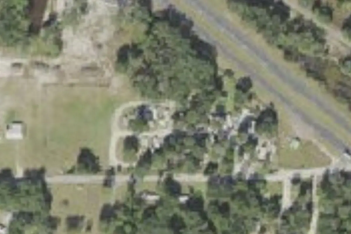 Aerial view of Shady Banks RV Resort