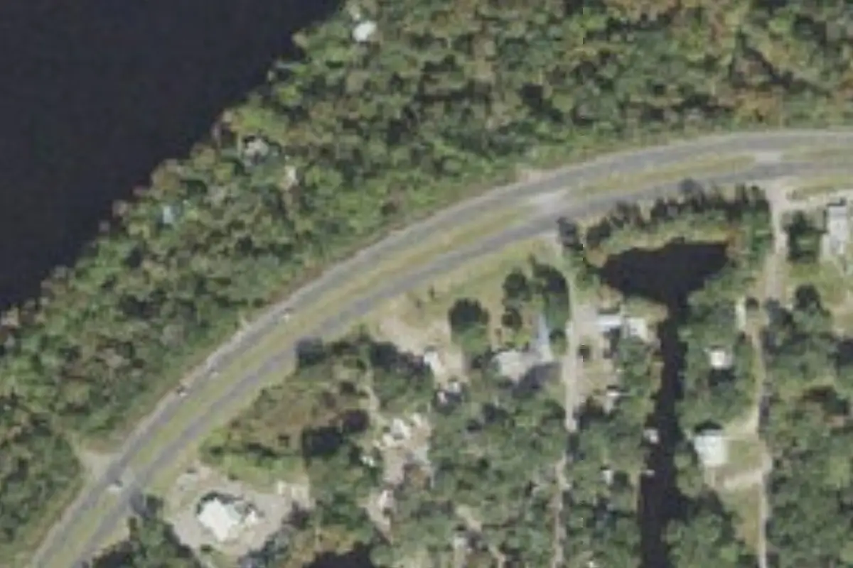 Aerial view of Suwannee River Bend RV Park