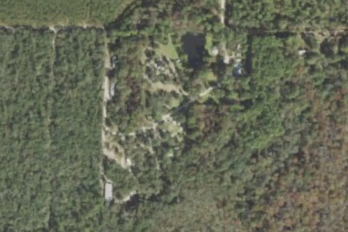 Aerial view of The Hideaway Camp & Glamp