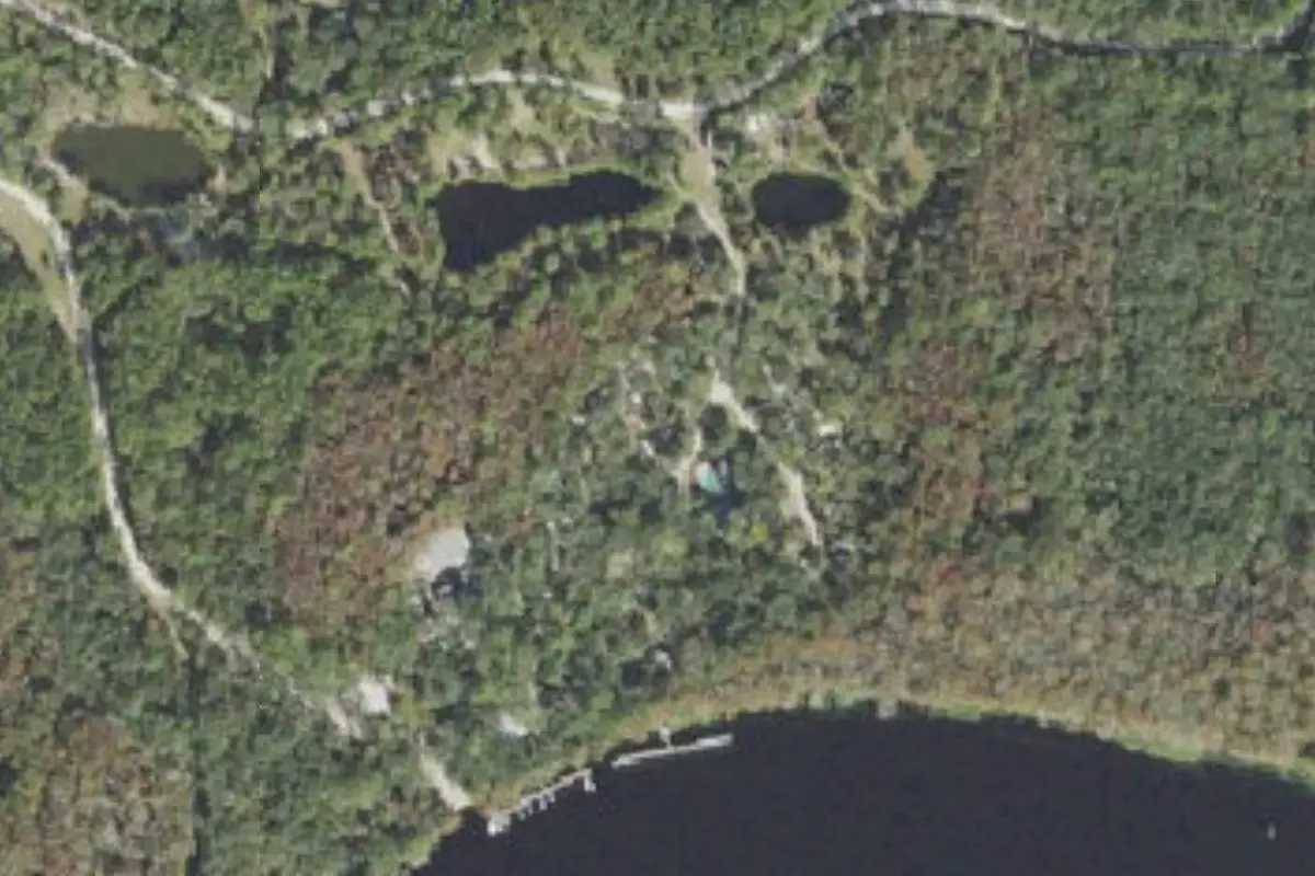 Aerial view of Yellow Jacket RV Resort
