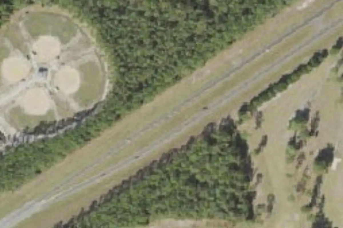 Aerial view of Jacksonville Equestrian Center