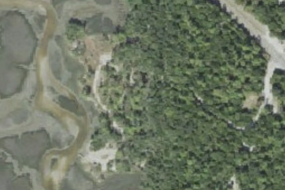 Aerial view of Little Talbot Island State Park