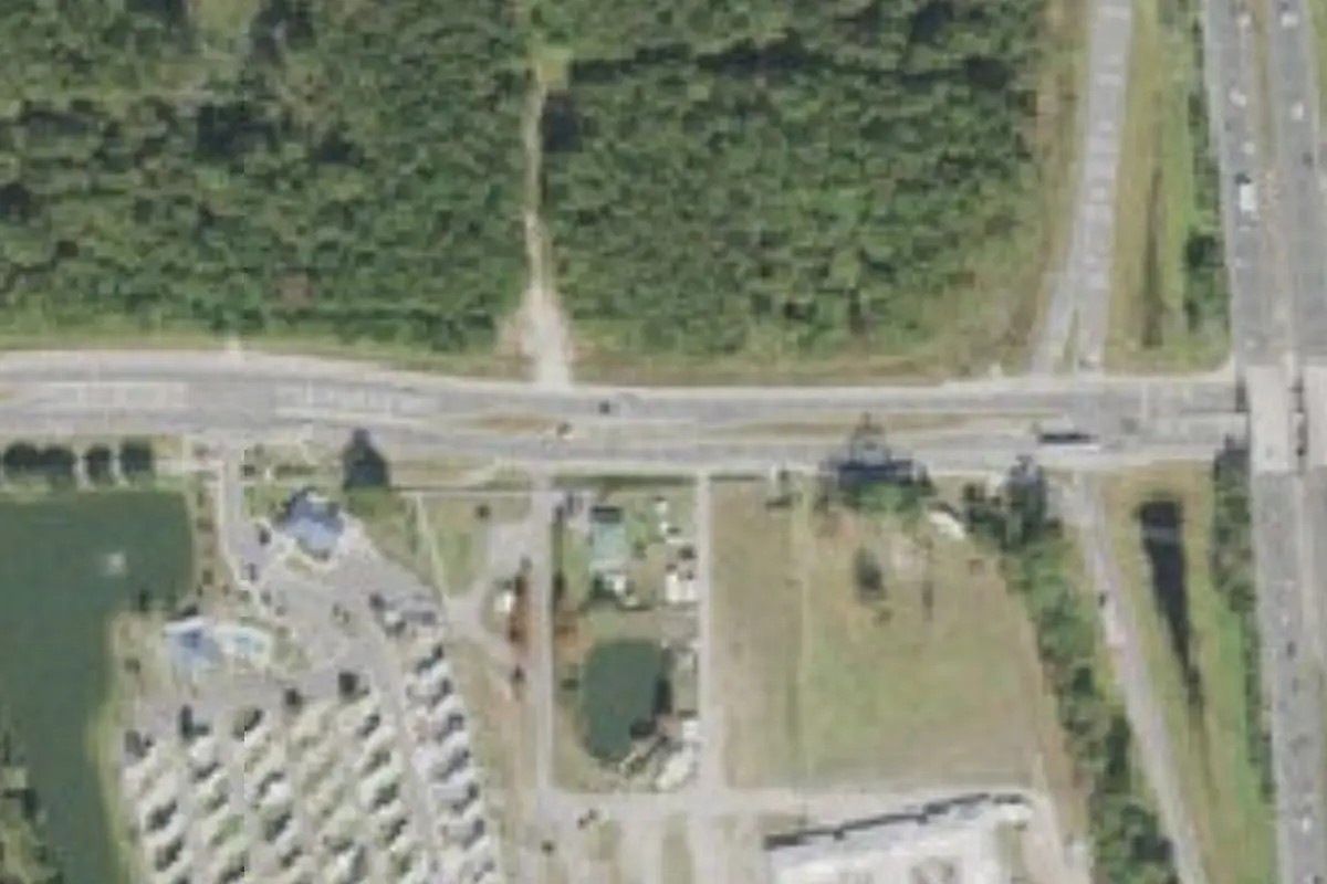 Aerial view of Pecan Park RV Community (formerly Pecan Park RV Resort)