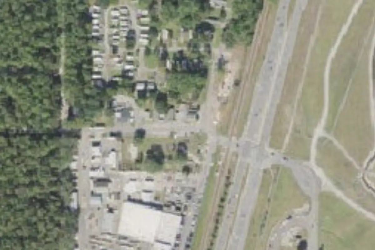 Aerial view of Yukon RV Park