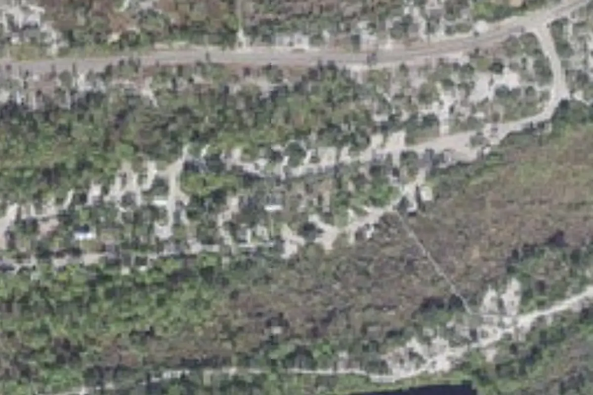 Aerial view of Big Lagoon State Park