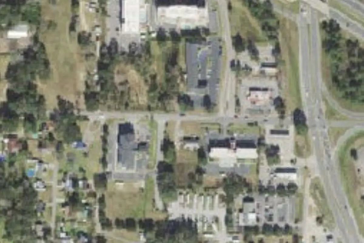 Aerial view of Five Flags RV Park
