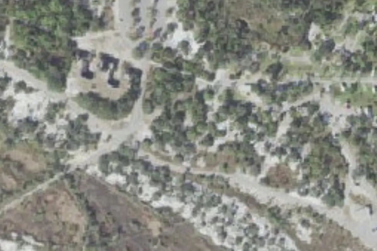 Aerial view of Fort Pickens Campground - Group Site (GRP1)