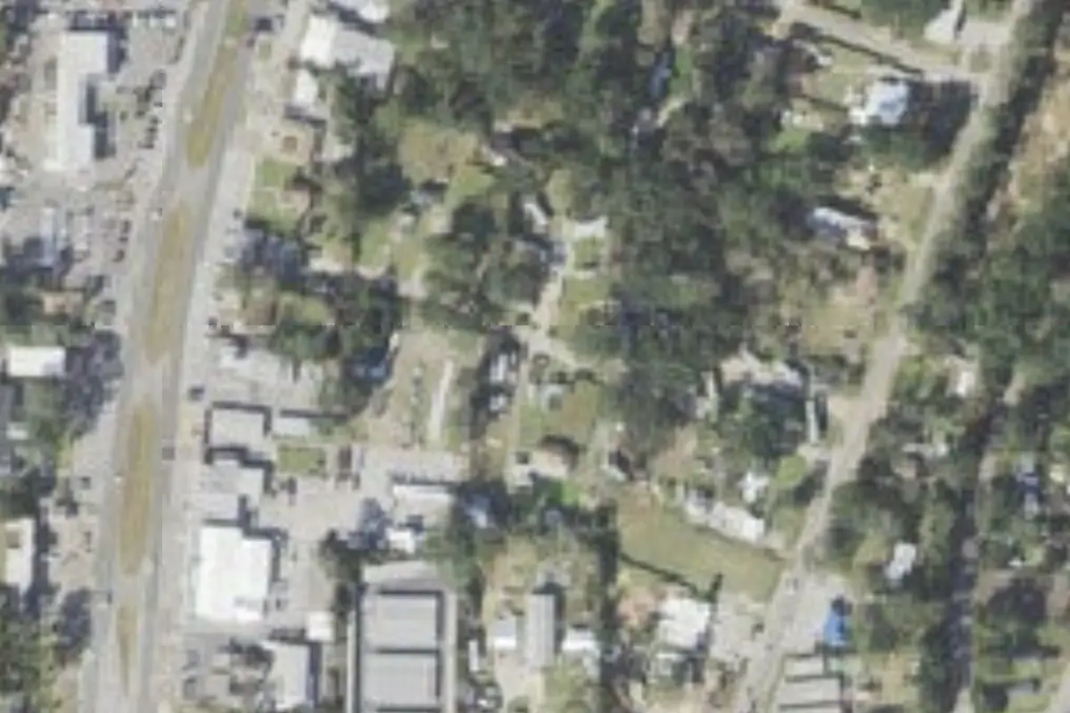 Aerial view of Hayes RV Park