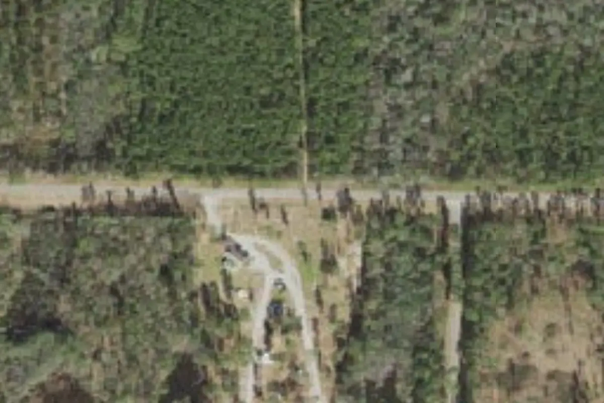 Aerial view of Lake Stone Campground