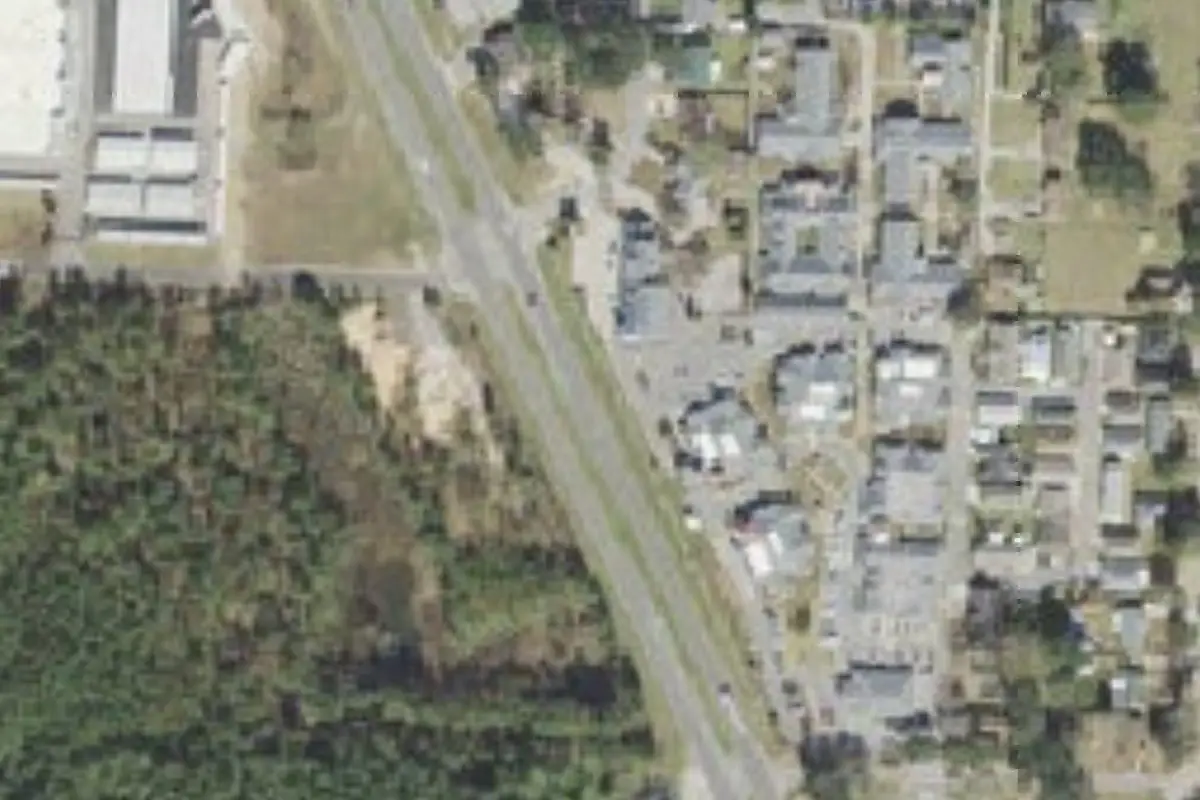 Aerial view of Pensacola North RV Resort