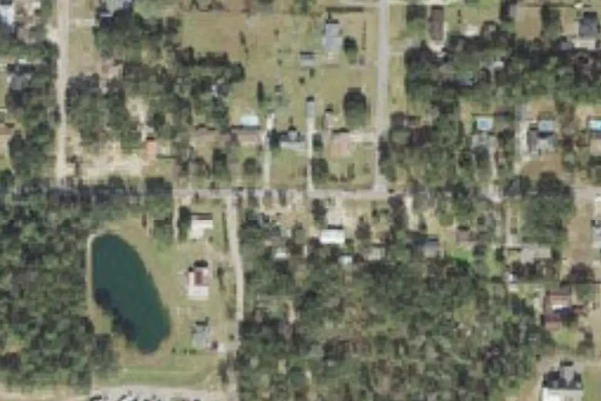 Aerial view of Pensacola RV Park
