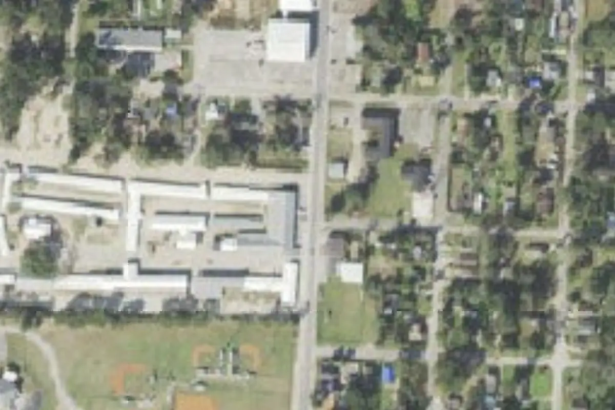 Aerial view of T & W Flea Market