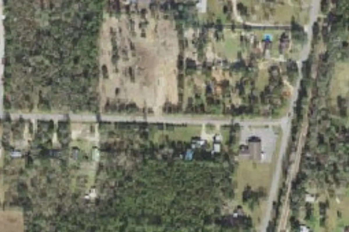 Aerial view of Unhitched North Pensacola RV Park