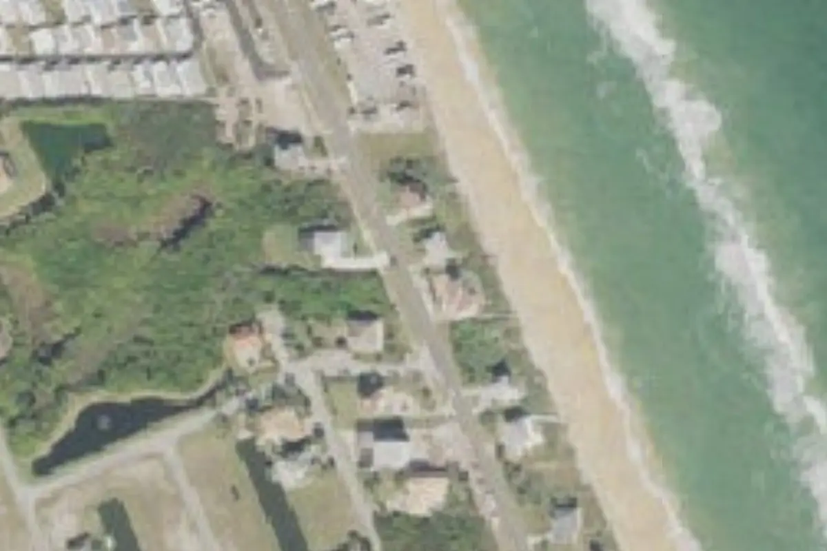 Aerial view of Beverly Beach Camptown RV Resort