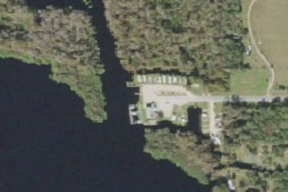 Aerial view of Fish camp