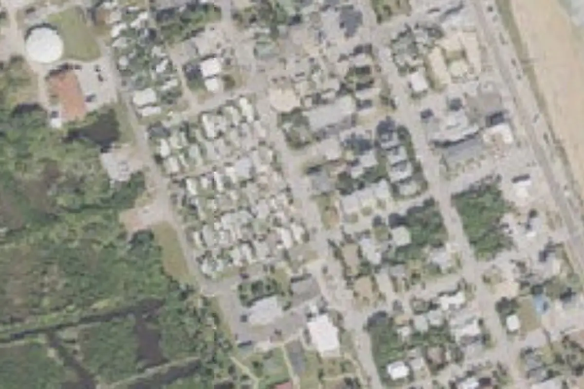 Aerial view of Flagler Beach Villas