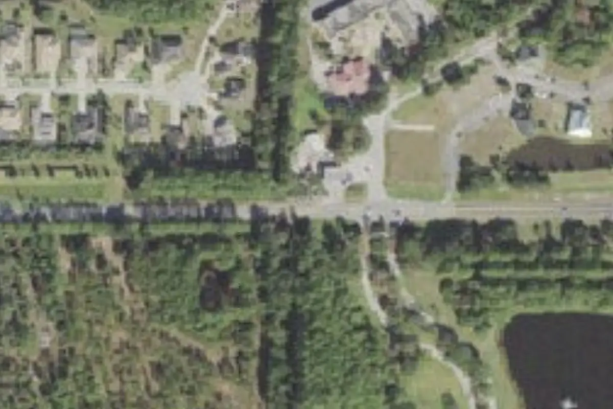 Aerial view of Holiday Travel Park