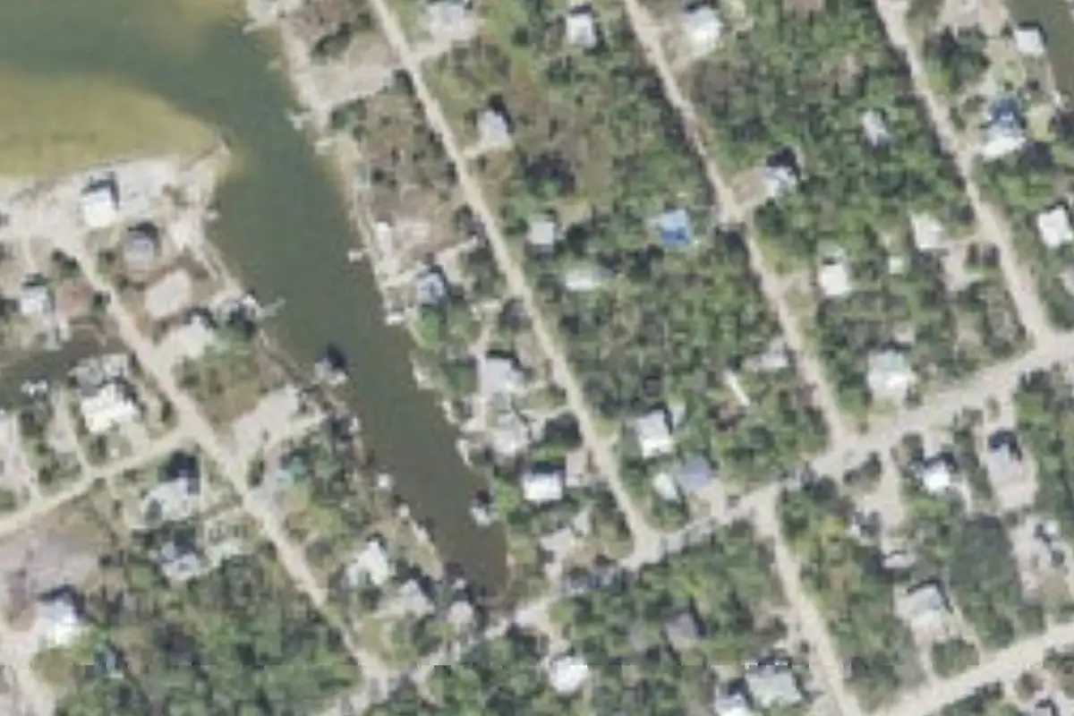 Aerial view of Bayshore Trav-L-Park