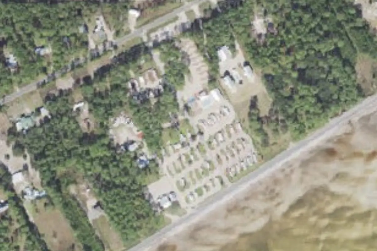 Aerial view of Coastline RV Resort (East Park)