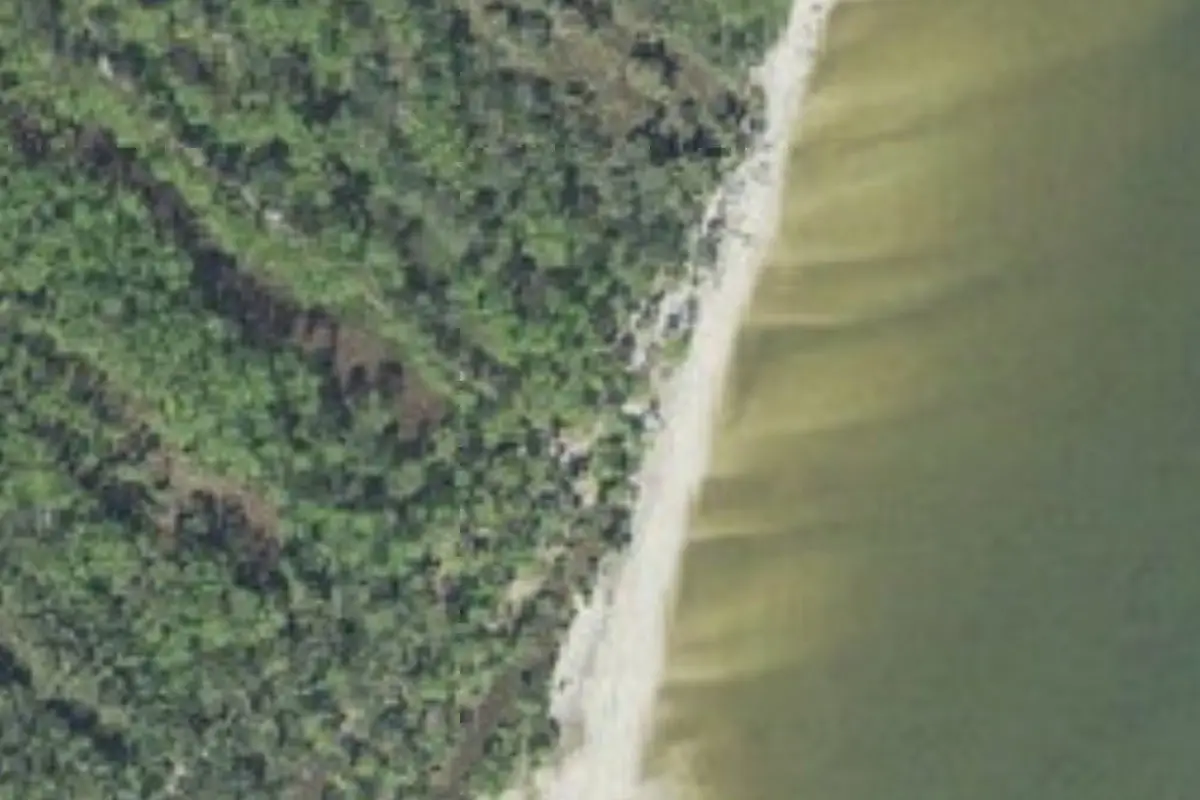 Aerial view of Unnamed campground