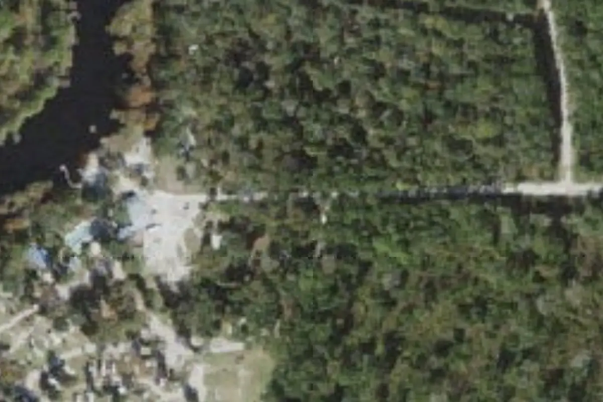 Aerial view of Ellie Rays RV Resort