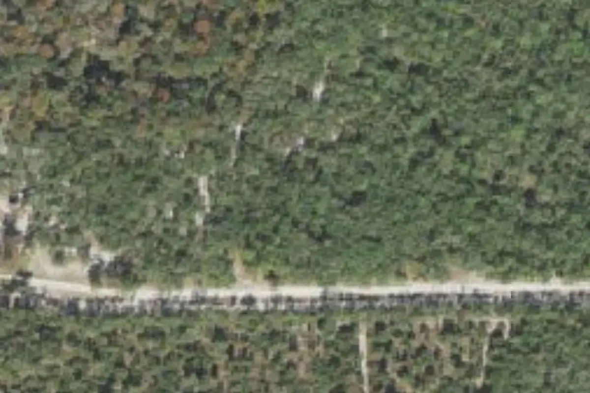 Aerial view of Ruth B. Kirby Gilchrist Blue Springs State Park
