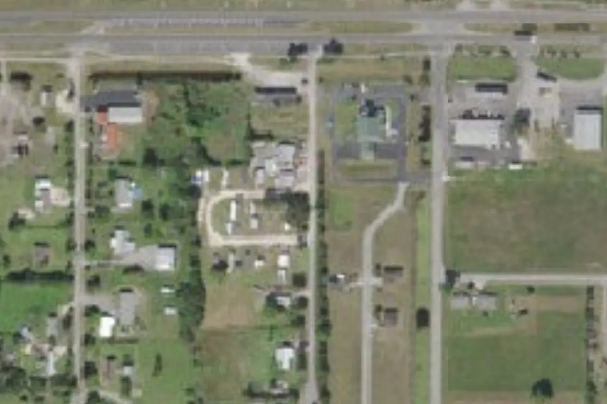 Aerial view of 1080 Corral Ct. Park