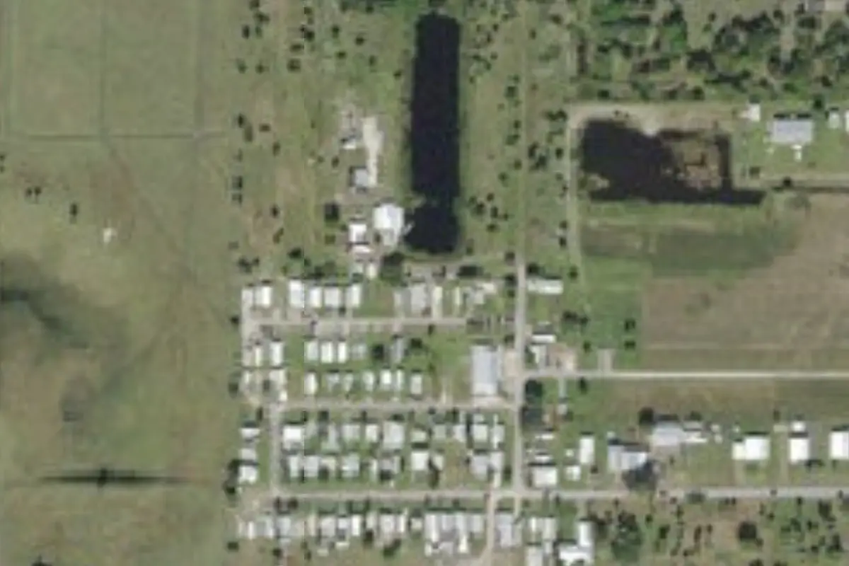 Aerial view of Lakeport RV Park