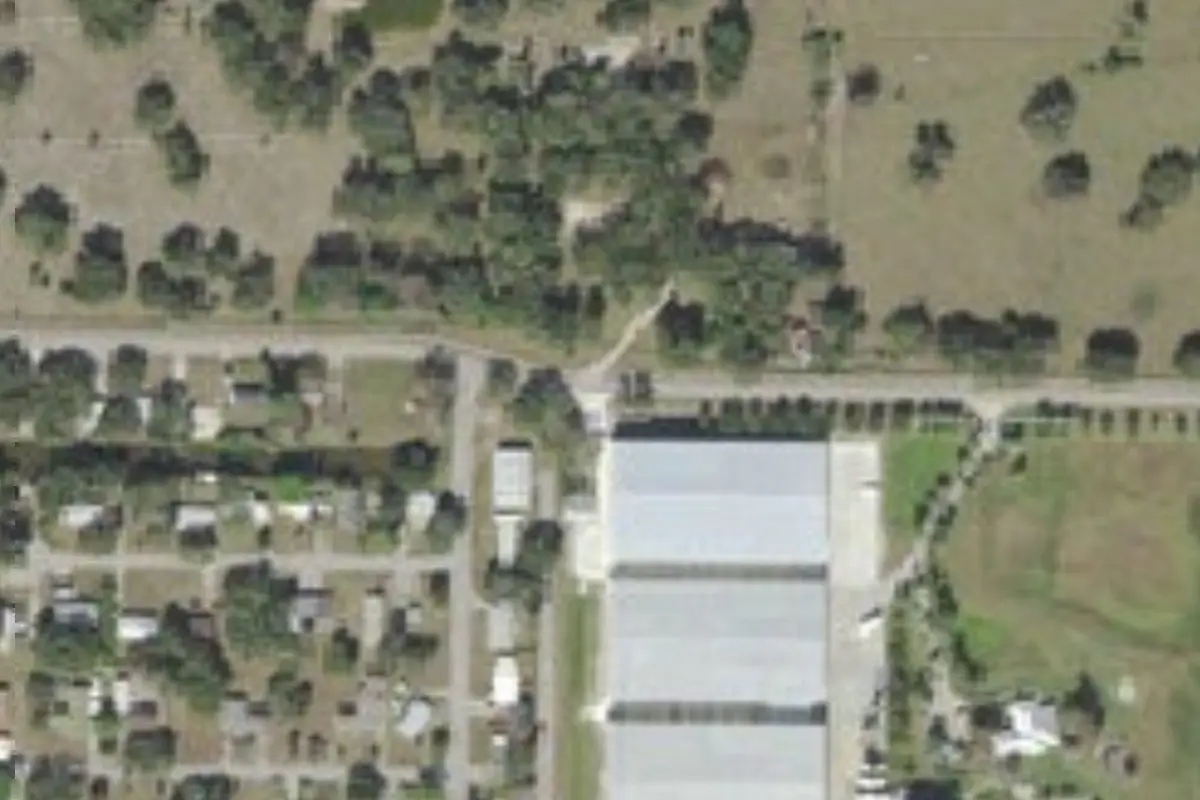 Aerial view of Meadowlark Shores RV Resort