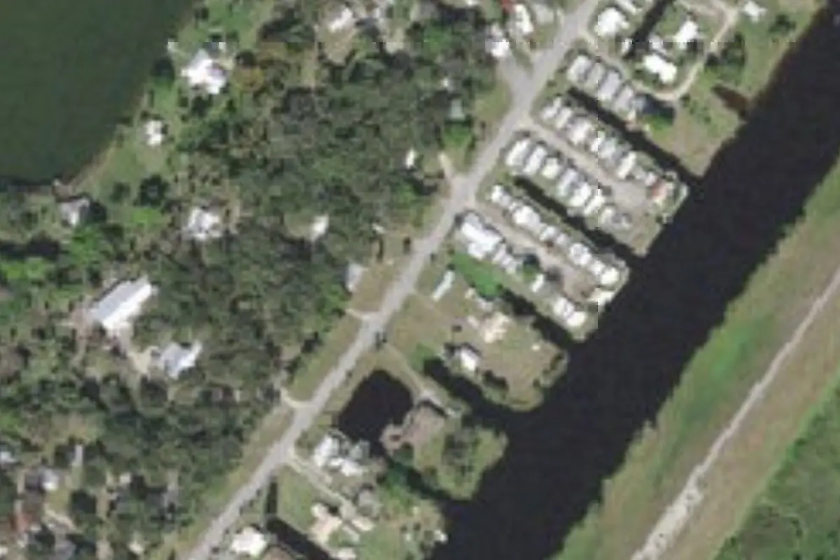 Aerial view of Provost Canal Front Park