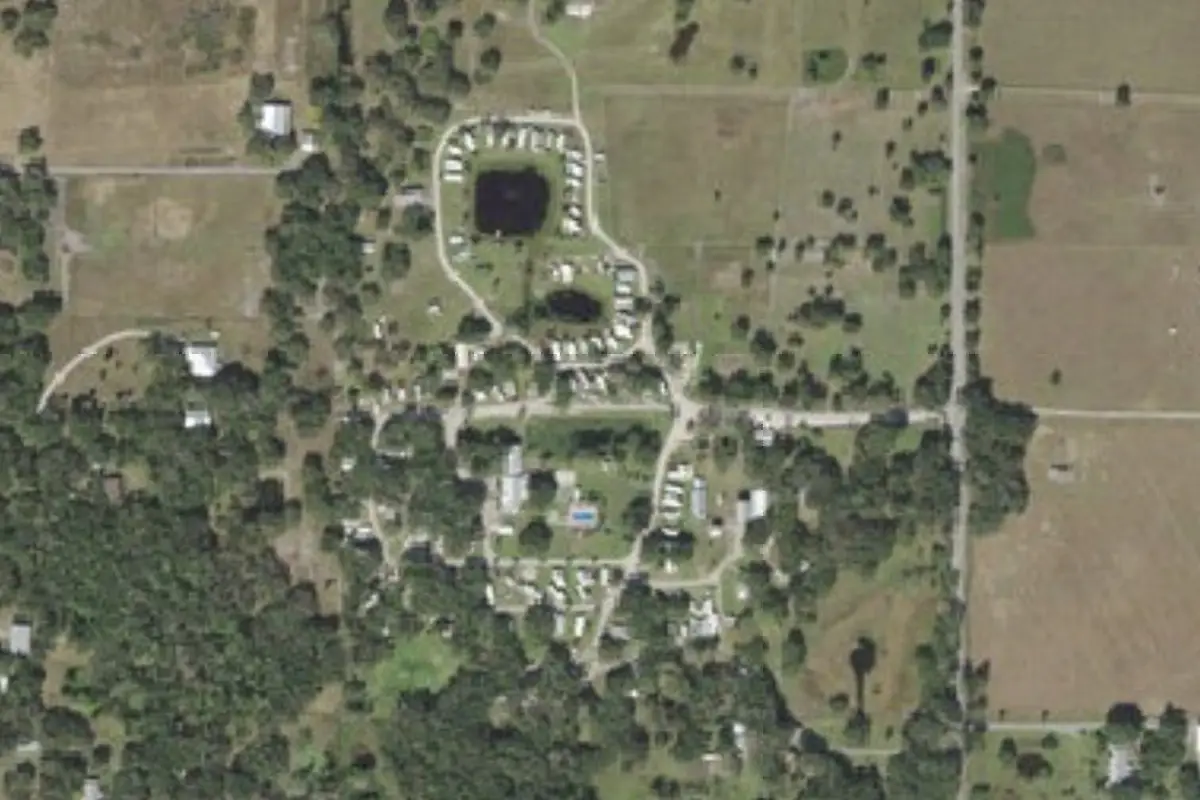 Aerial view of Sabal Palm RV Resort