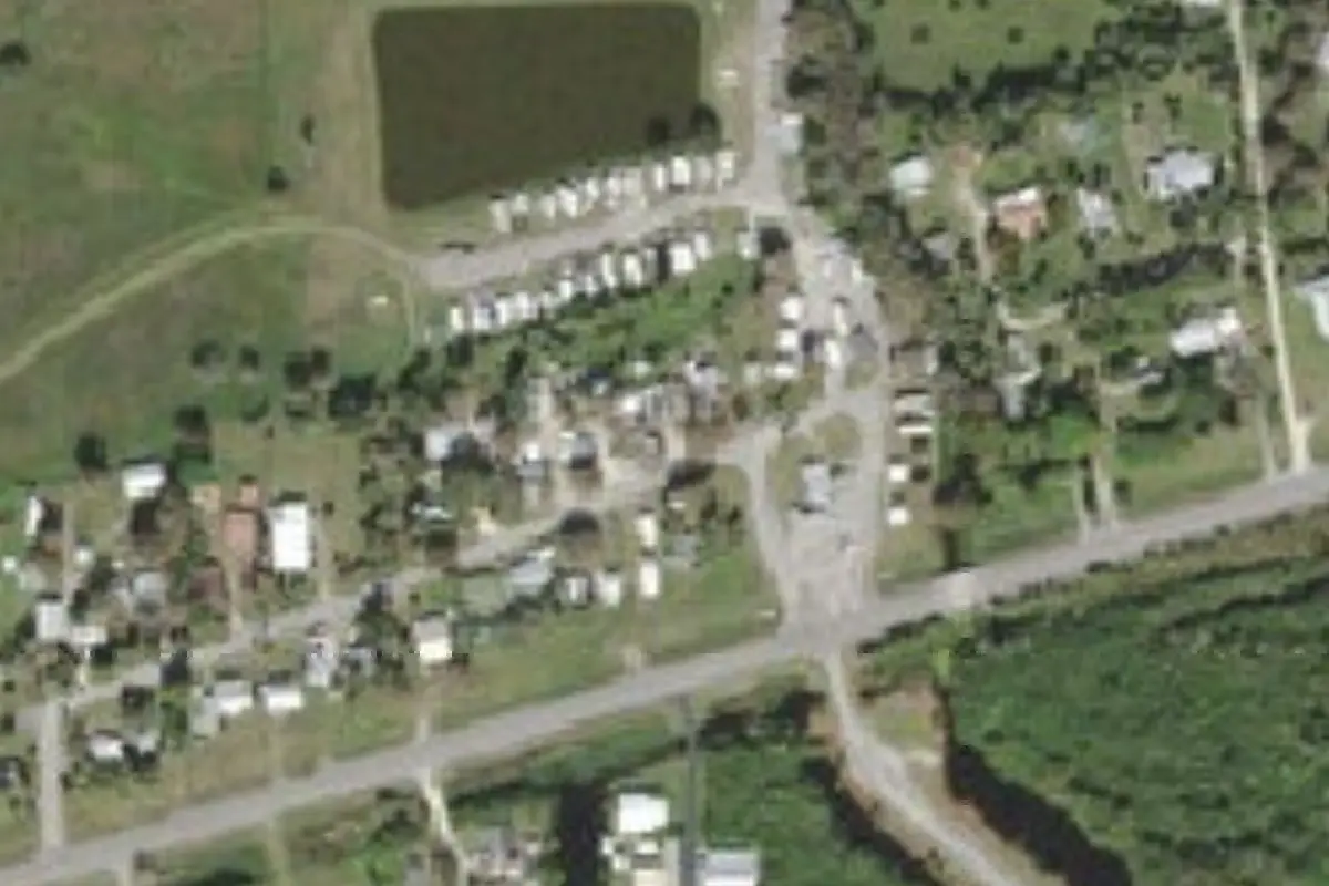 Aerial view of Shangri La RV-Mobile Home Park
