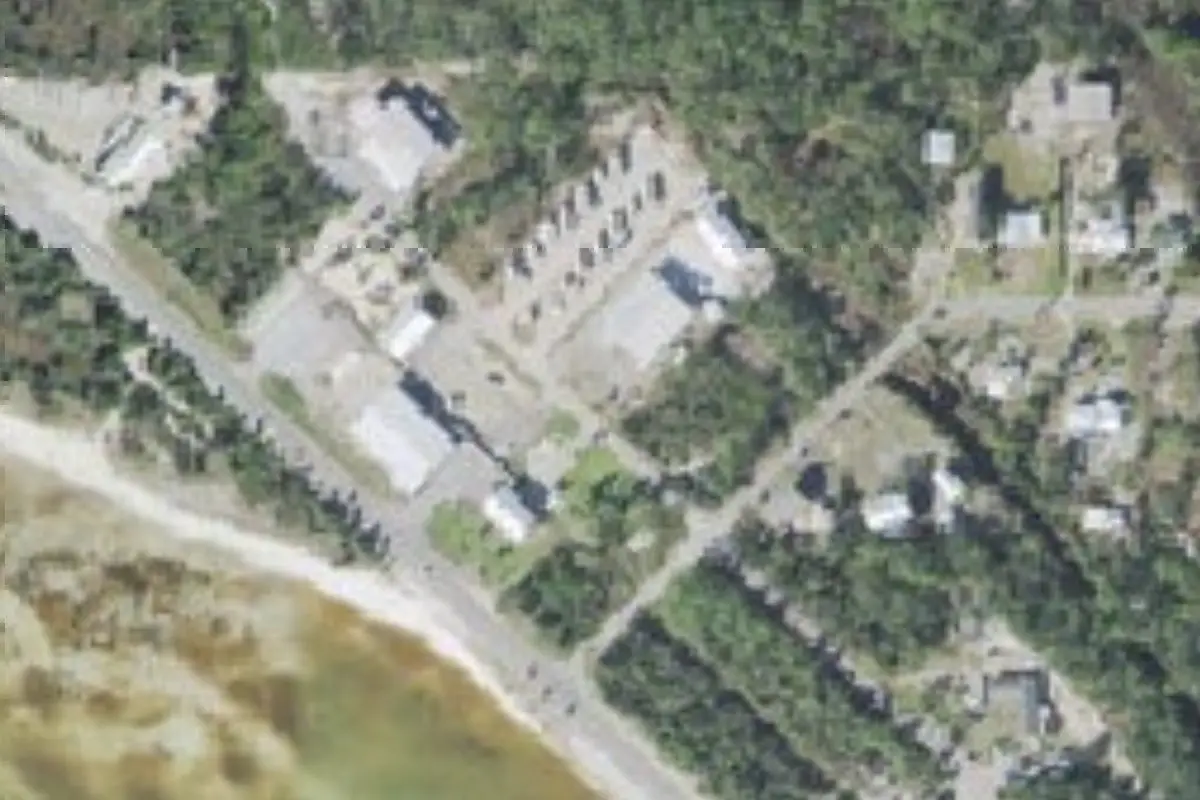 Aerial view of St. Joe Bay RV Park