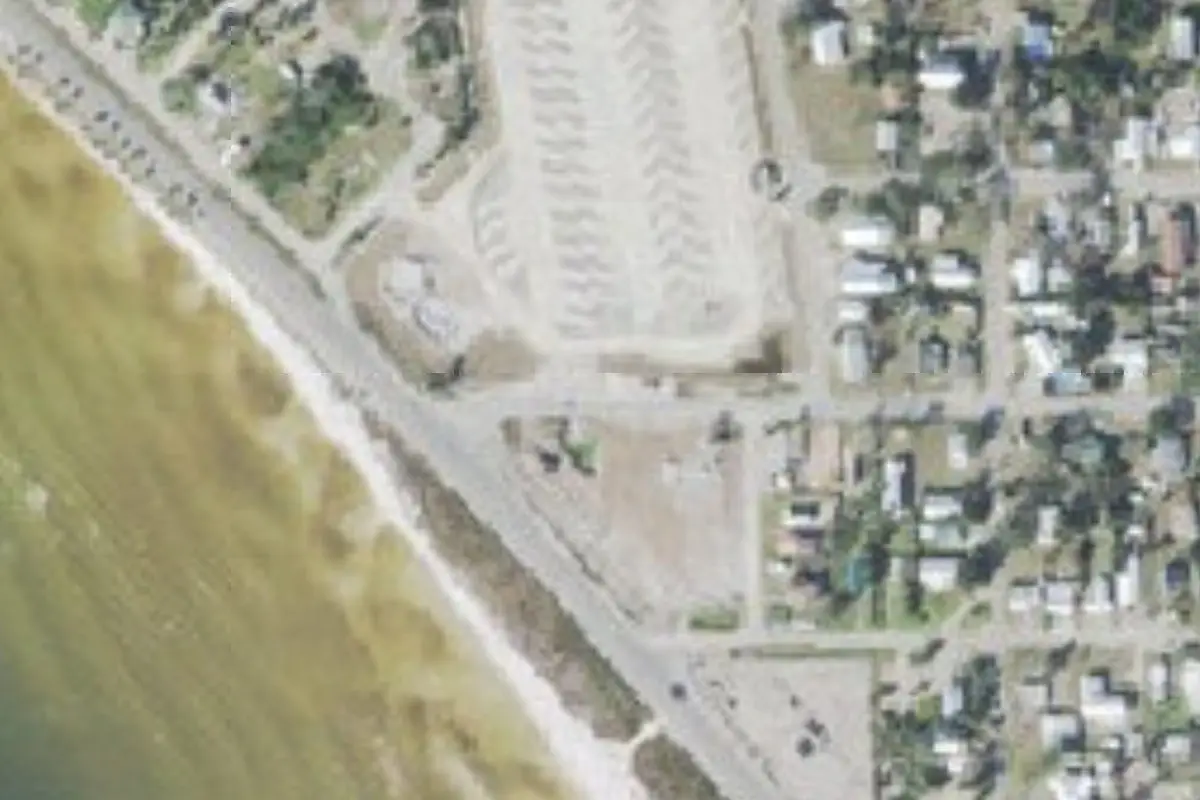 Aerial view of Port St. Joe RV Resort
