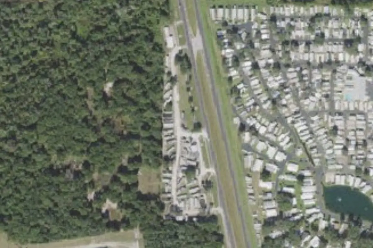 Aerial view of Crystal Lake Village