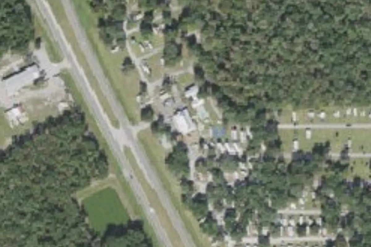 Aerial view of Thousand Trails Peace River