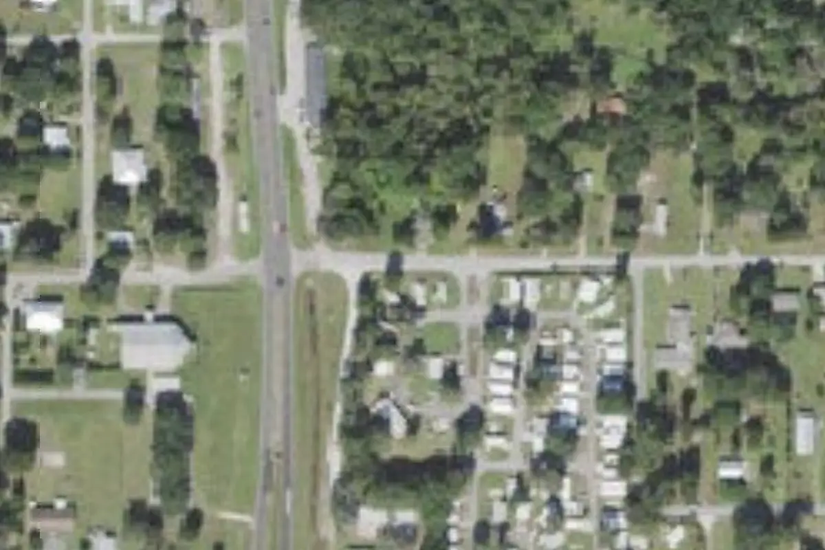 Aerial view of Pioneer Creek RV Resort
