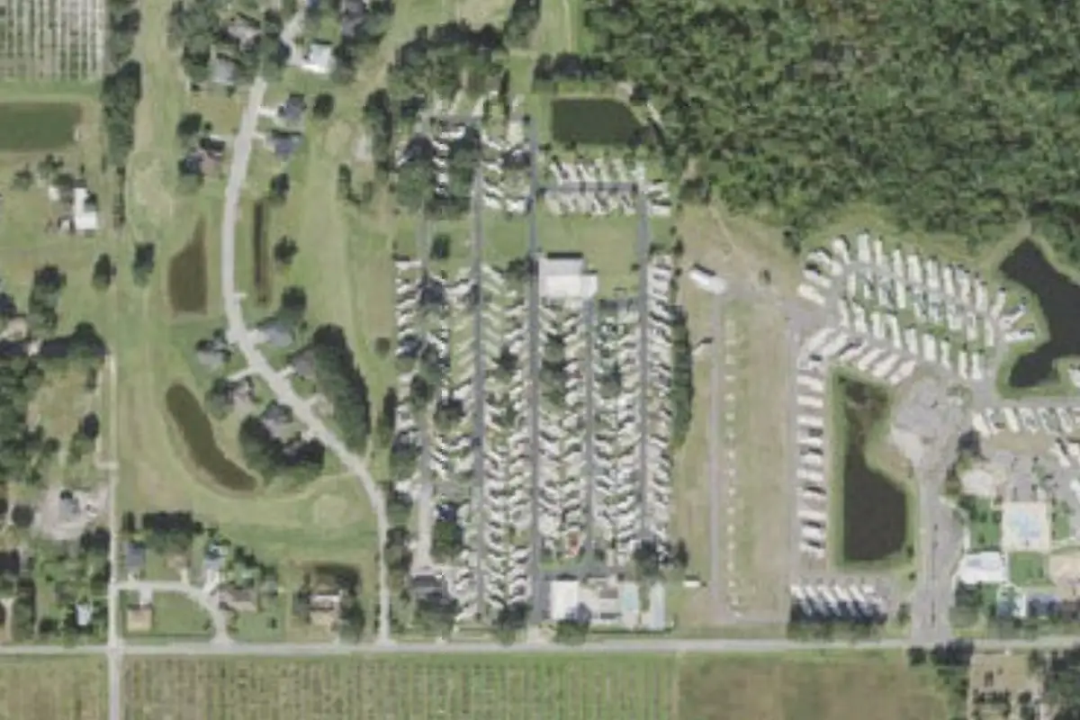 Aerial view of Torrey Oaks RV Resort