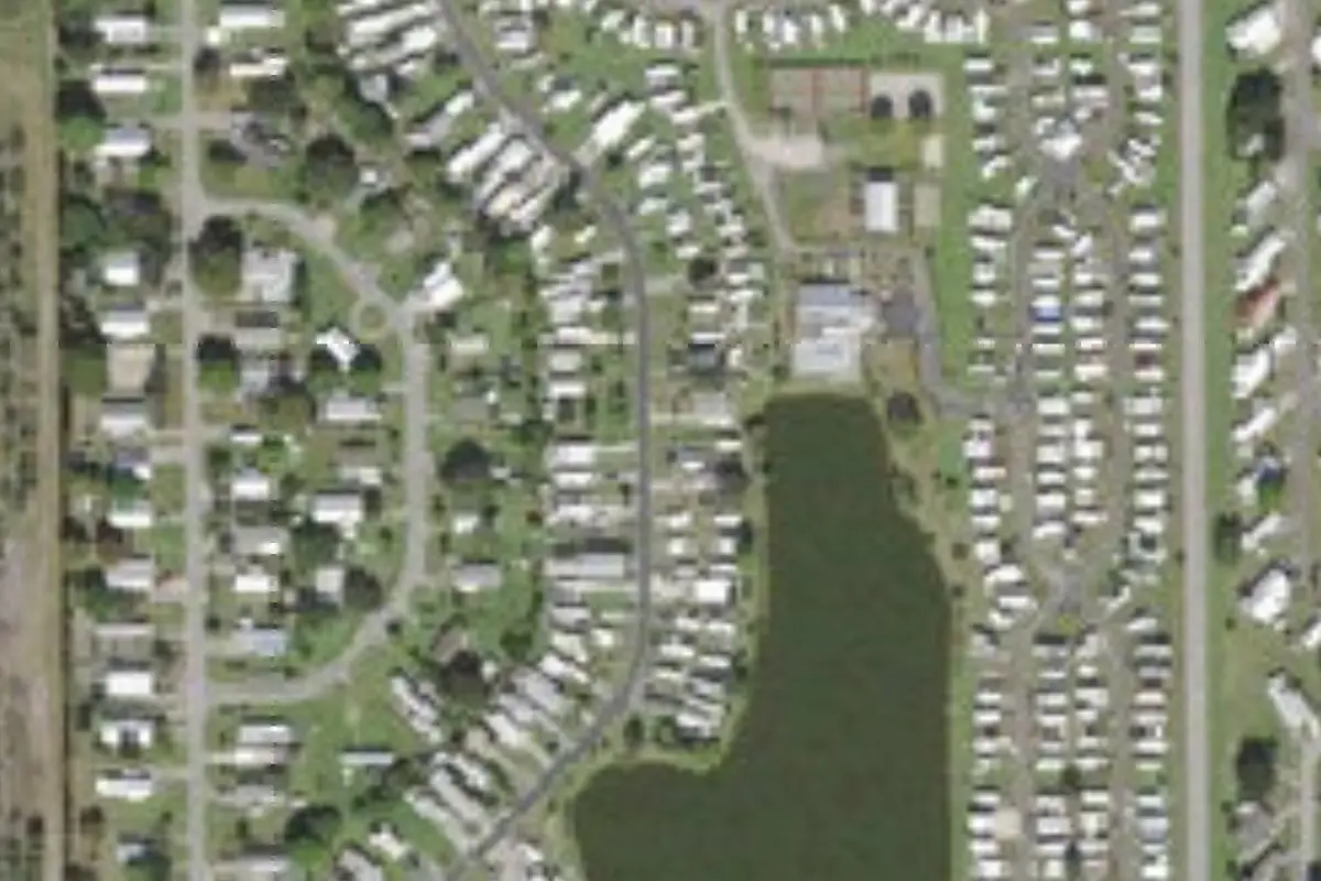 Aerial view of Okeechobee Landings RV Resort