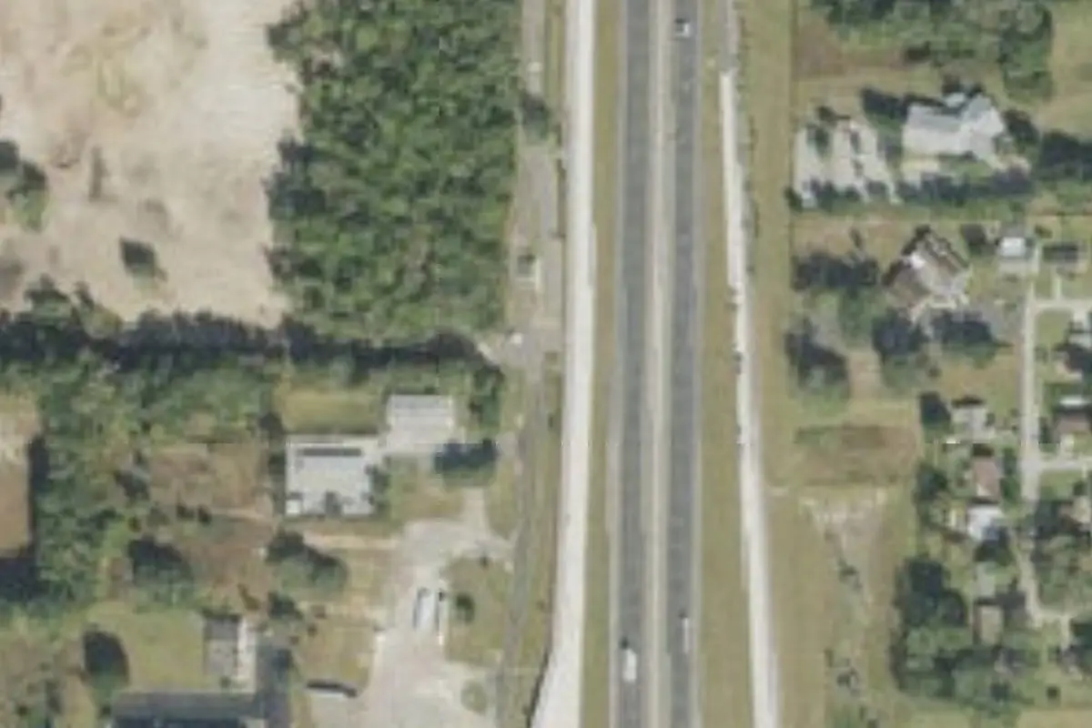 Aerial view of Buttgenbach Campground at Croom Motorcycle Area