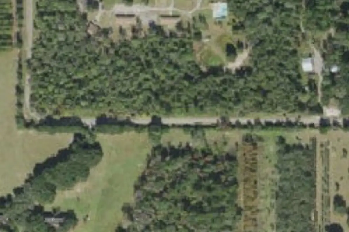 Aerial view of Church of God of Prophecy
