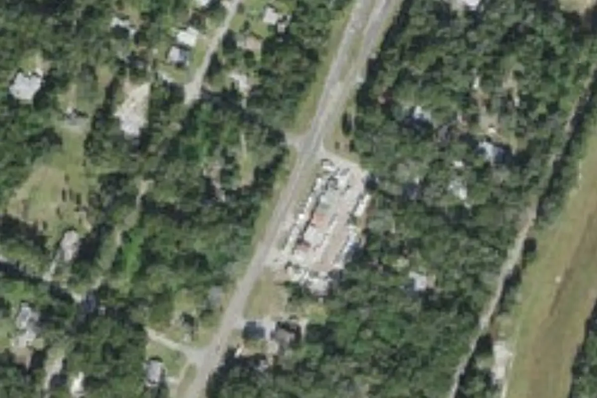 Aerial view of Clover Leaf Farms