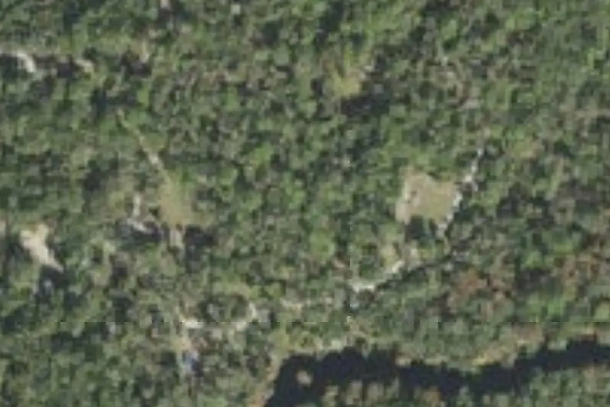 Aerial view of Crooked River Campground