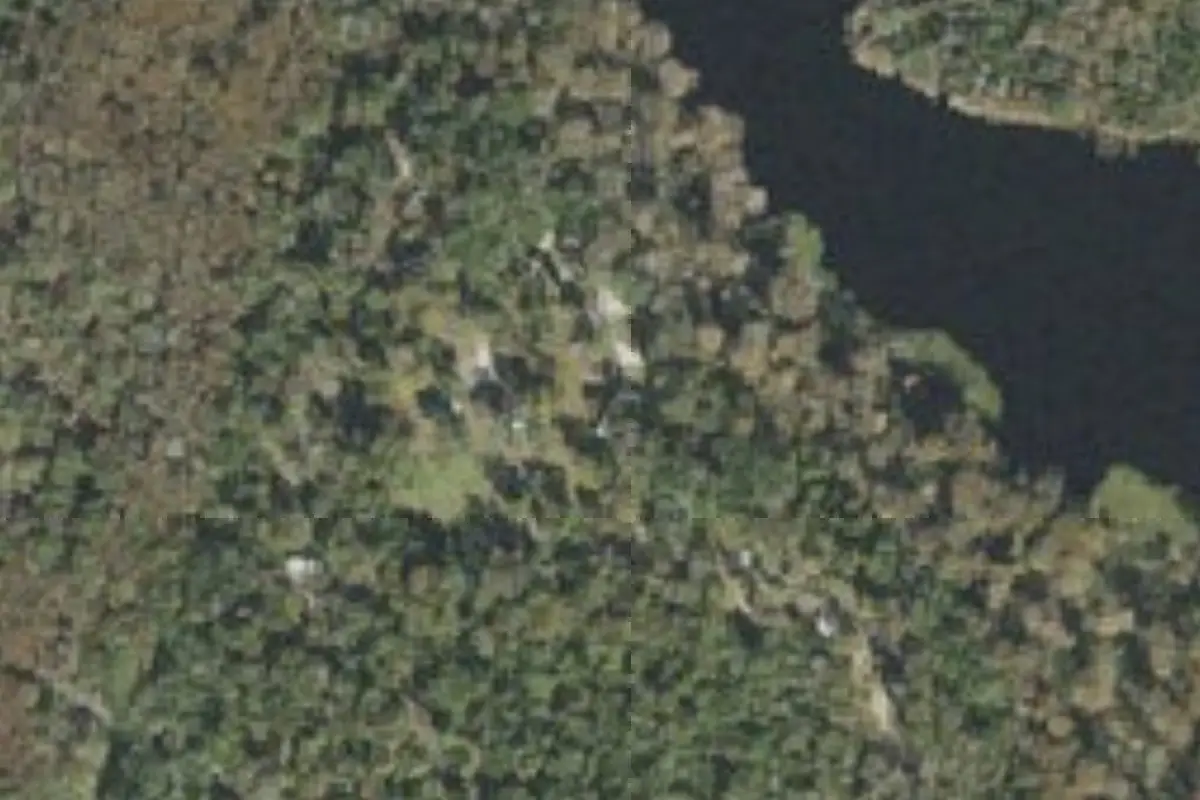 Aerial view of Cypress Glen Campground
