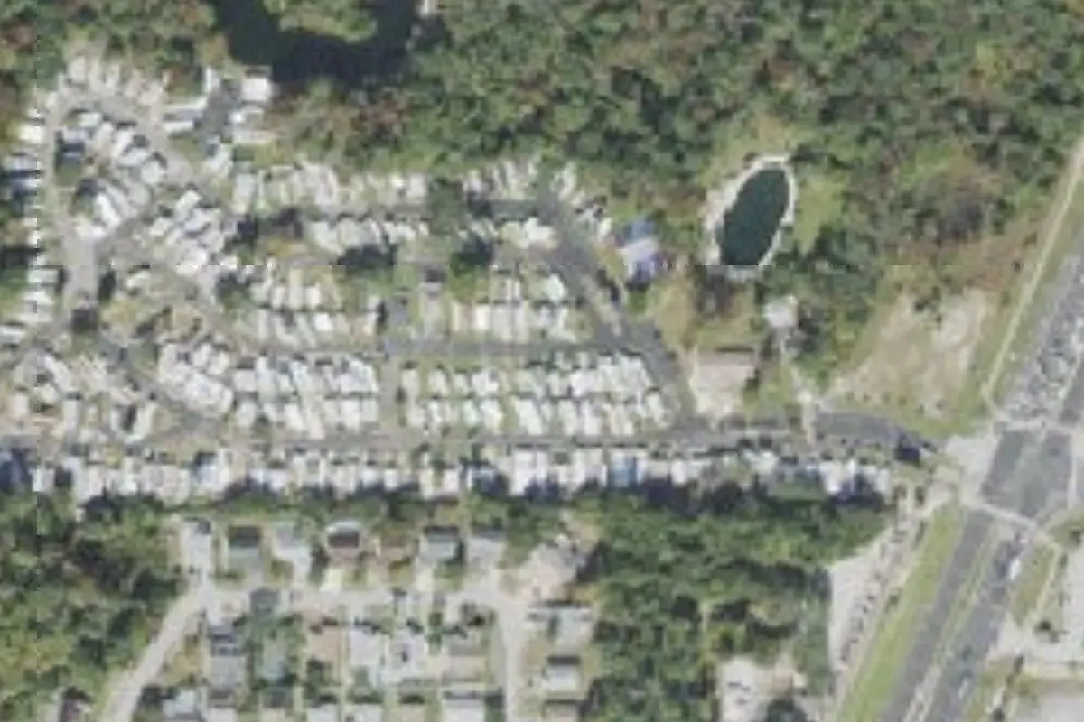 Aerial view of Holiday Springs RV Resort